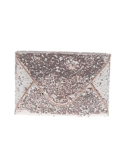 Pre-owned Bcbgmaxazria Clutch In Silver