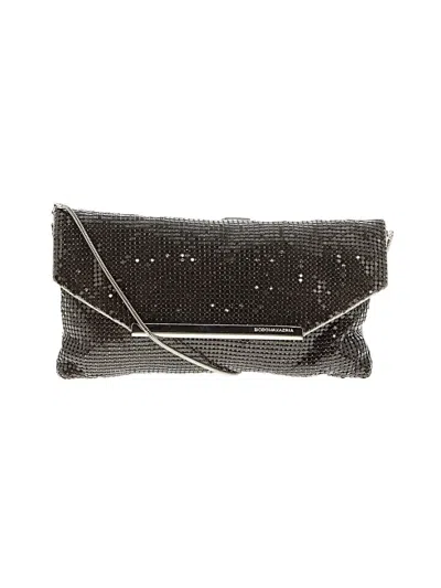 Pre-owned Bcbgmaxazria Clutch In Silver