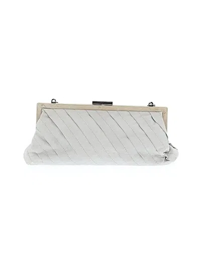 Pre-owned Bcbgmaxazria Clutch In White