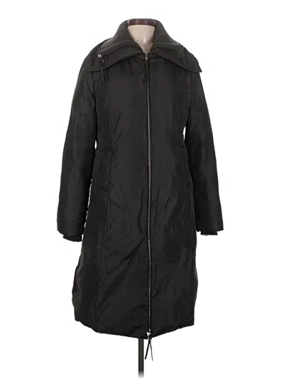 Pre-owned Bcbgmaxazria Coat In Black
