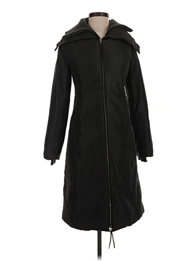Pre-owned Bcbgmaxazria Coat In Black
