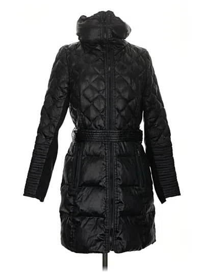 Pre-owned Bcbgmaxazria Coat In Black