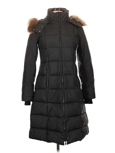 Pre-owned Bcbgmaxazria Coat In Black