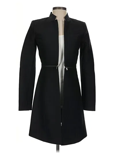 Pre-owned Bcbgmaxazria Coat In Black
