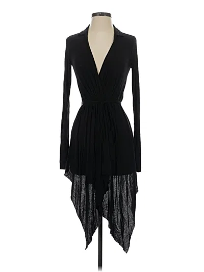 Pre-owned Bcbgmaxazria Coat In Black