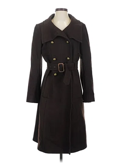 Pre-owned Bcbgmaxazria Coat In Brown