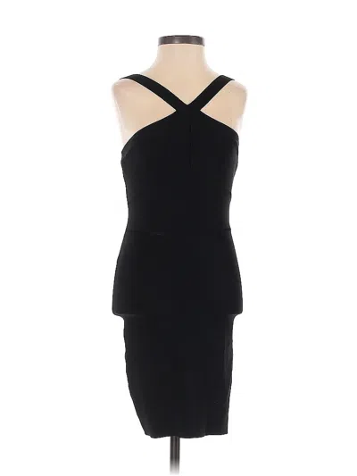 Pre-owned Bcbgmaxazria Cocktail Dress In Black