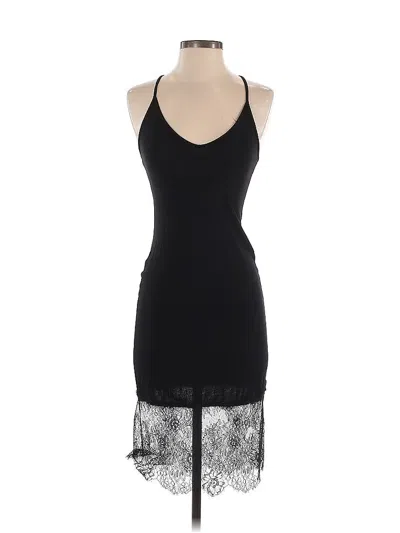 Pre-owned Bcbgmaxazria Cocktail Dress In Black