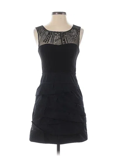 Pre-owned Bcbgmaxazria Cocktail Dress In Black