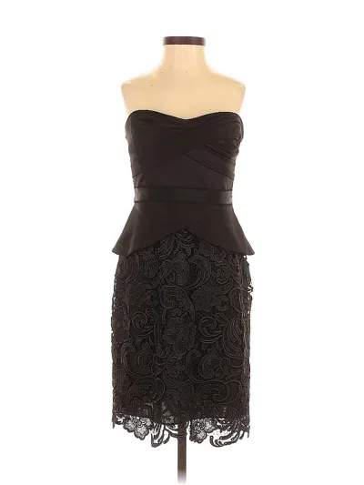 Pre-owned Bcbgmaxazria Cocktail Dress In Black