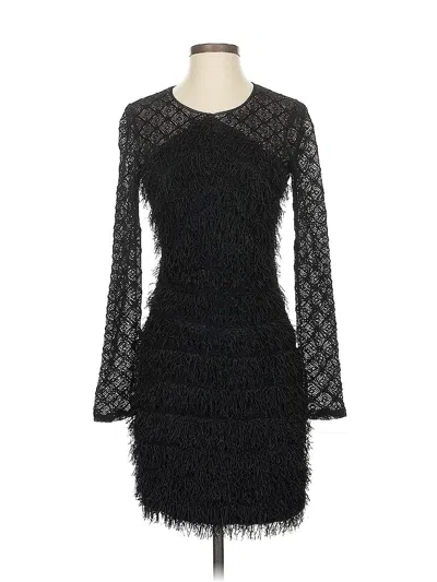 Pre-owned Bcbgmaxazria Cocktail Dress In Black