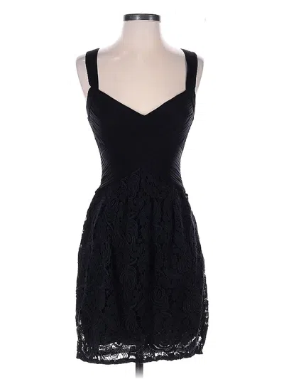 Pre-owned Bcbgmaxazria Cocktail Dress In Black