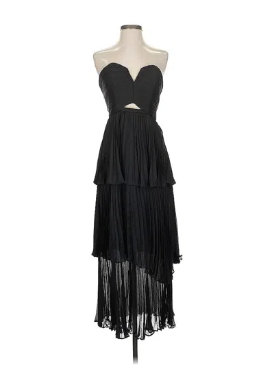 Pre-owned Bcbgmaxazria Cocktail Dress In Black