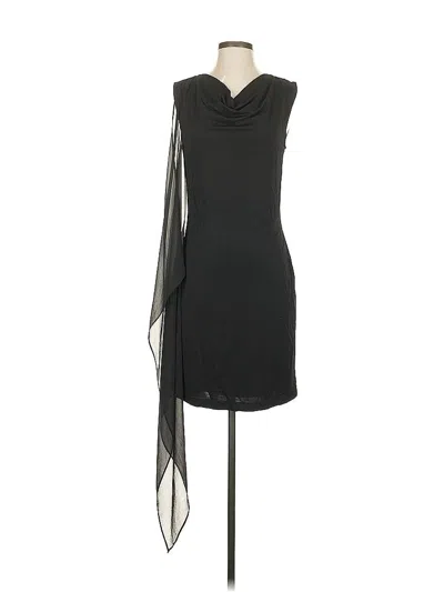 Pre-owned Bcbgmaxazria Cocktail Dress In Black