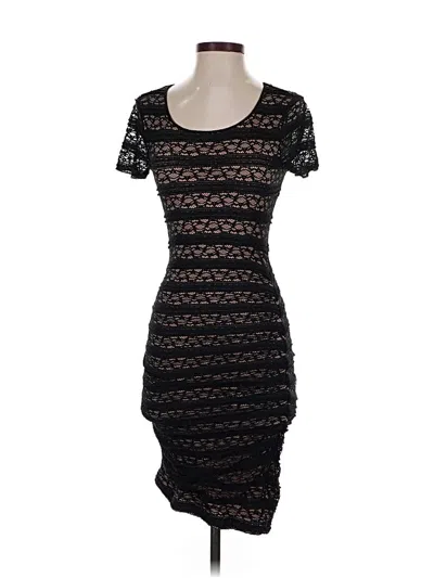 Pre-owned Bcbgmaxazria Cocktail Dress In Black