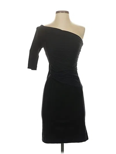 Pre-owned Bcbgmaxazria Cocktail Dress In Black
