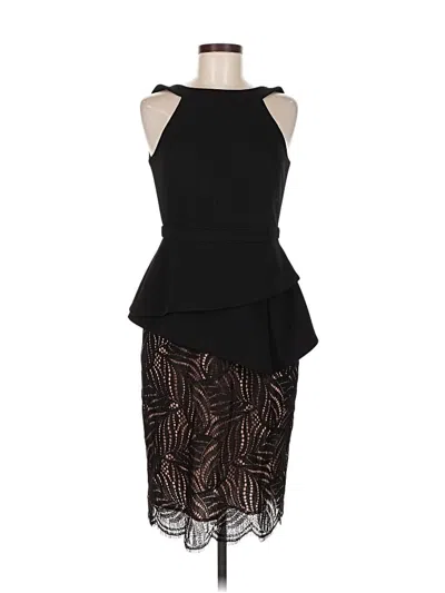 Pre-owned Bcbgmaxazria Cocktail Dress In Black