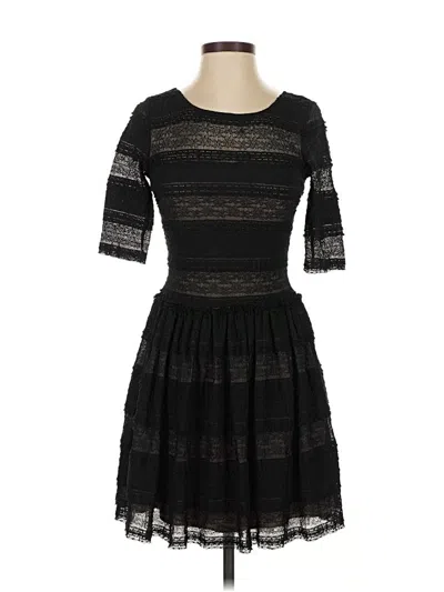 Pre-owned Bcbgmaxazria Cocktail Dress In Black