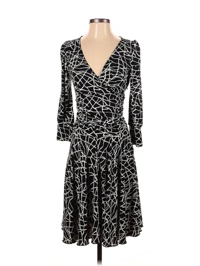 Pre-owned Bcbgmaxazria Cocktail Dress In Black