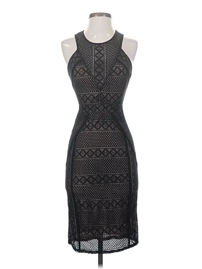 Pre-owned Bcbgmaxazria Cocktail Dress In Black
