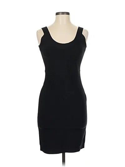 Pre-owned Bcbgmaxazria Cocktail Dress In Black