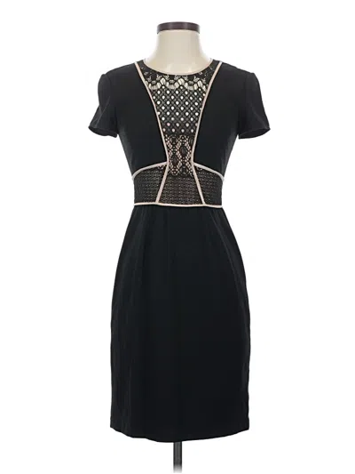 Pre-owned Bcbgmaxazria Cocktail Dress In Black