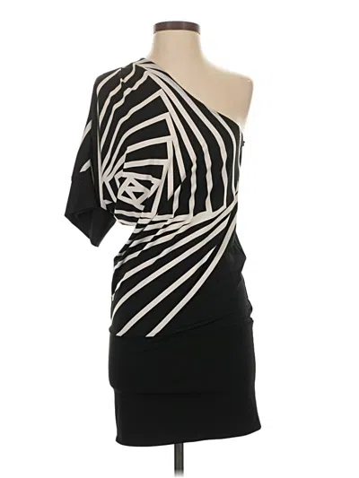 Pre-owned Bcbgmaxazria Cocktail Dress In Black