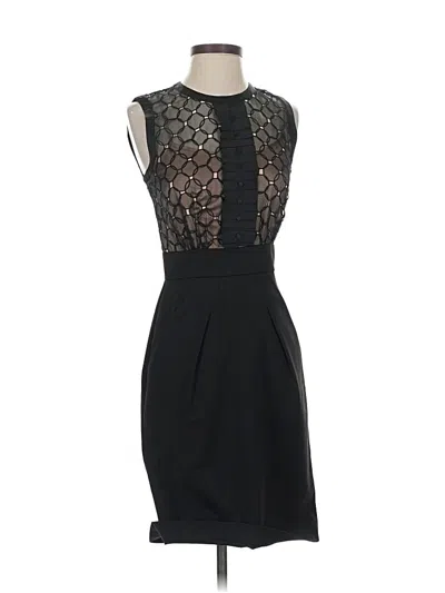 Pre-owned Bcbgmaxazria Cocktail Dress In Black
