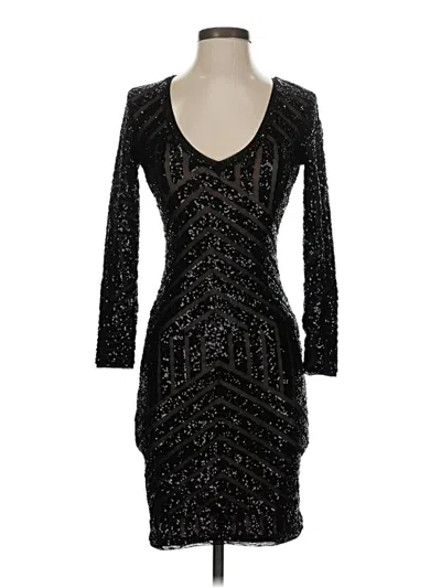 Pre-owned Bcbgmaxazria Cocktail Dress In Black
