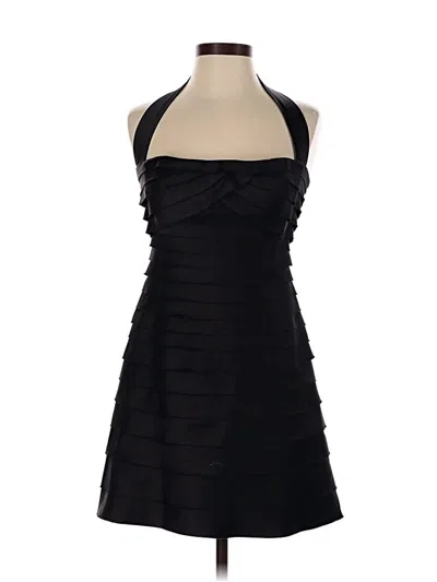 Pre-owned Bcbgmaxazria Cocktail Dress In Black