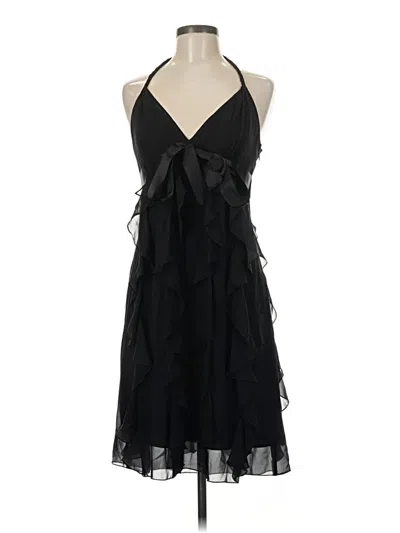 Pre-owned Bcbgmaxazria Cocktail Dress In Black