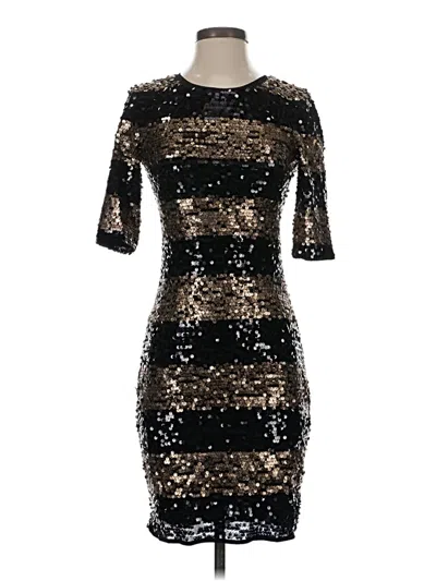 Pre-owned Bcbgmaxazria Cocktail Dress In Black