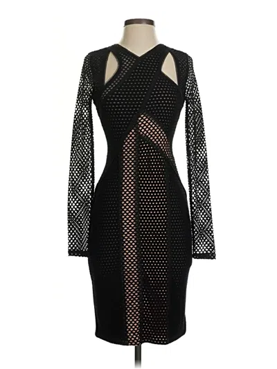 Pre-owned Bcbgmaxazria Cocktail Dress In Black
