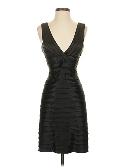 Pre-owned Bcbgmaxazria Cocktail Dress In Black