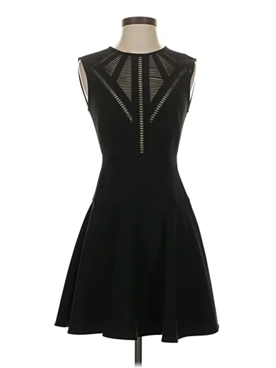Pre-owned Bcbgmaxazria Cocktail Dress In Black