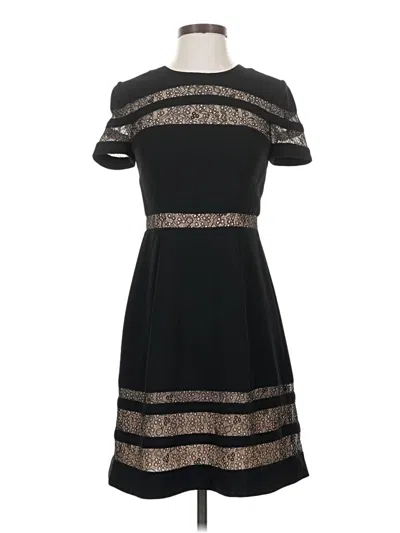 Pre-owned Bcbgmaxazria Cocktail Dress In Black