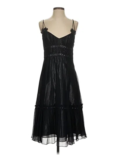 Pre-owned Bcbgmaxazria Cocktail Dress In Black
