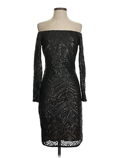 Pre-owned Bcbgmaxazria Cocktail Dress In Black
