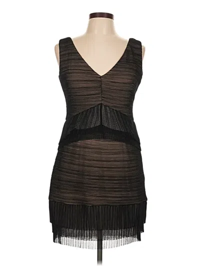 Pre-owned Bcbgmaxazria Cocktail Dress In Black