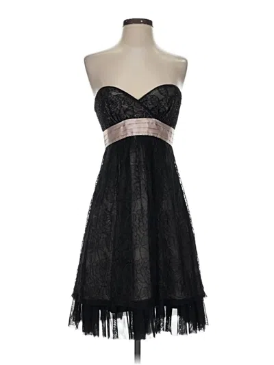 Pre-owned Bcbgmaxazria Cocktail Dress In Black