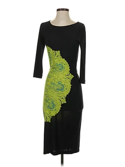Pre-owned Bcbgmaxazria Cocktail Dress In Black