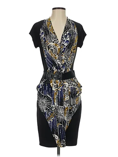 Pre-owned Bcbgmaxazria Cocktail Dress In Black
