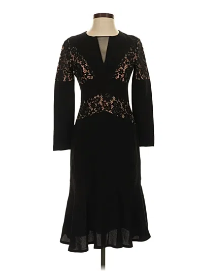 Pre-owned Bcbgmaxazria Cocktail Dress In Black