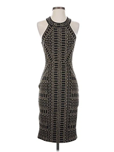 Pre-owned Bcbgmaxazria Cocktail Dress In Black