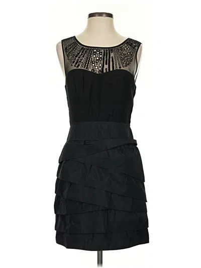 Pre-owned Bcbgmaxazria Cocktail Dress In Black