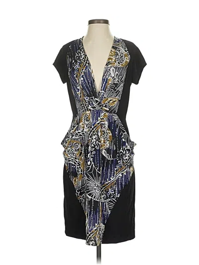 Pre-owned Bcbgmaxazria Cocktail Dress In Black