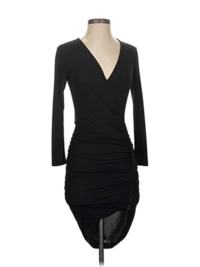 Pre-owned Bcbgmaxazria Cocktail Dress In Black