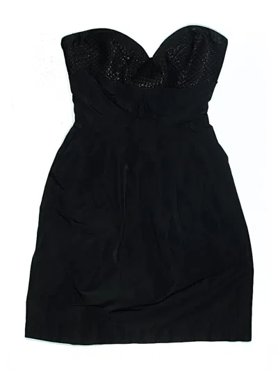 Pre-owned Bcbgmaxazria Cocktail Dress In Black