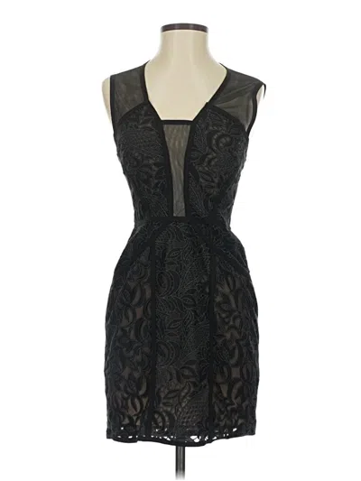 Pre-owned Bcbgmaxazria Cocktail Dress In Black