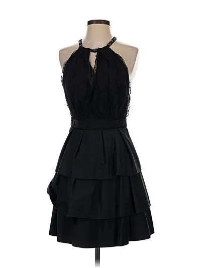 Pre-owned Bcbgmaxazria Cocktail Dress In Black